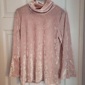 Pink Long-Sleeve Blouse